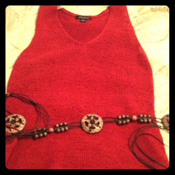 RESERVED!  Top with belt