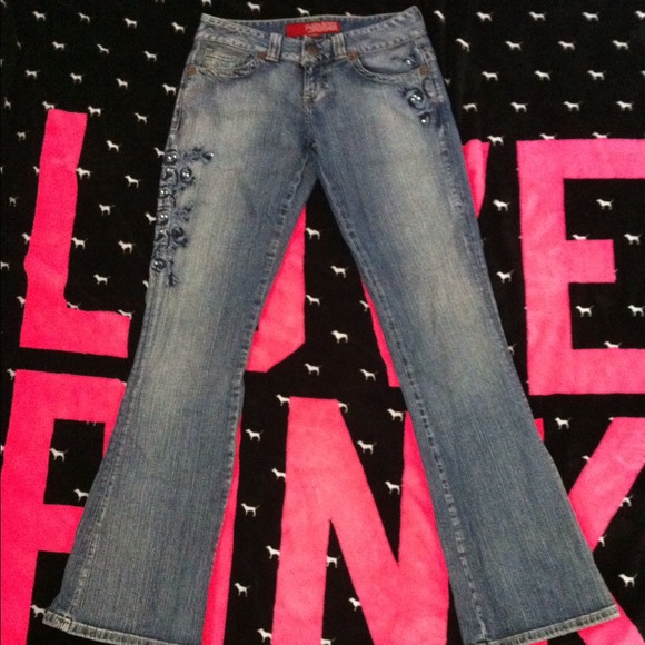 RESERVED Guess Vintage Floral Denim Jeans S:28 💐