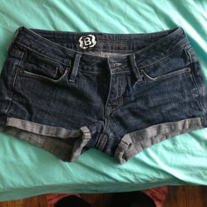 PAC SUN BULLHEAD DENIM SHORTS! Size 0