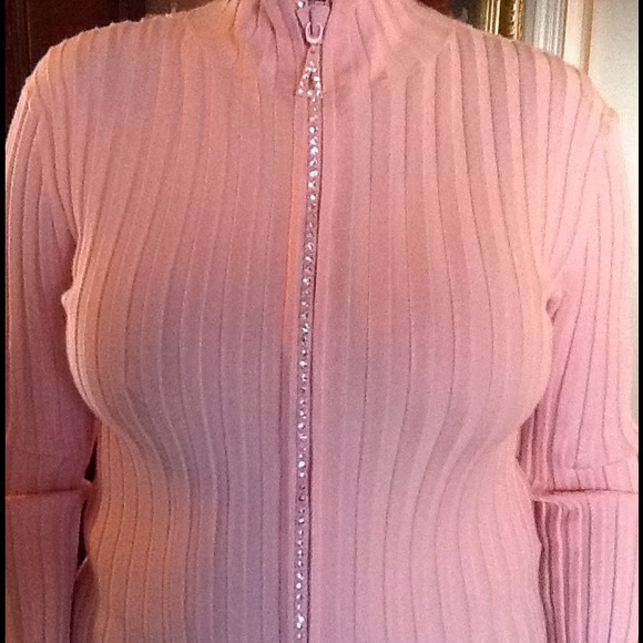 "Belldine" pink turtleneck. Reduced