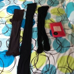 Tights bundle. Coral has tags