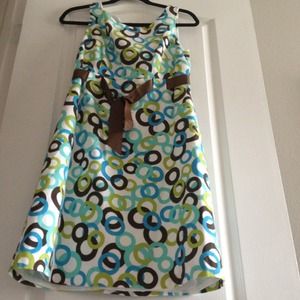 Multi-Colored Circle Jessica Howard Dress