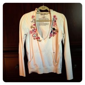 RESERVED Fun Lucky Brand embroidered sweatshirt