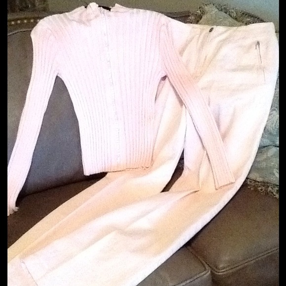 Pink " vanilla" jeans Reduced