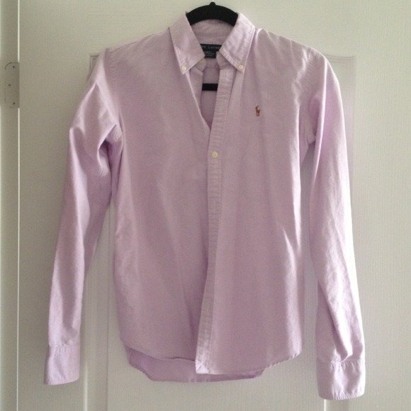 🌟REDUCED🌟 Ralph Lauren Slim Fit Lavender Oxford