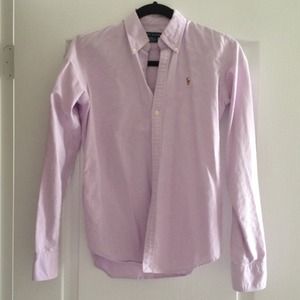 🌟REDUCED🌟 Ralph Lauren Slim Fit Lavender Oxford