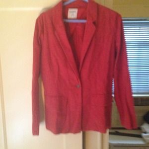 Linen Blazer NWOT and shamballa jade bracelet