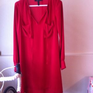 BCBG lipstick Red dress