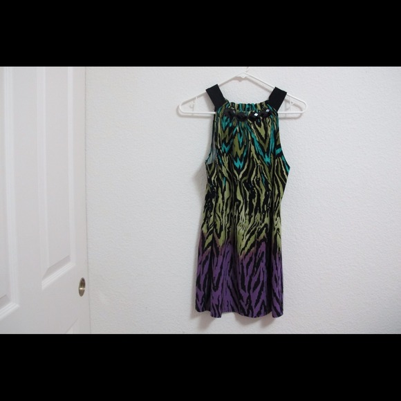 Zebra Party Dress