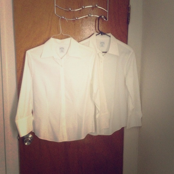 Classic white Oxford shirts