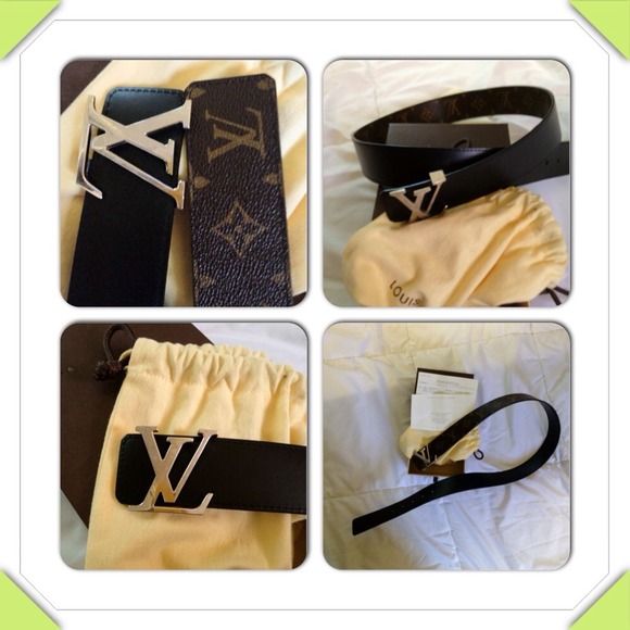 Authentic LV initials reversible monogram belt - Picture 2 of 4