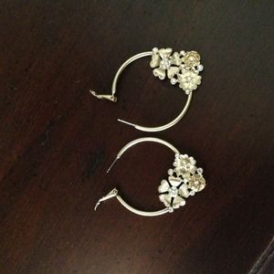 Gold tone earrings