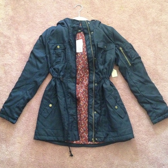 Brand new navy parka