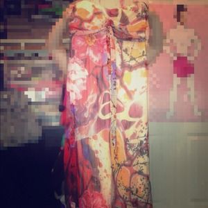Long summer maxi dress