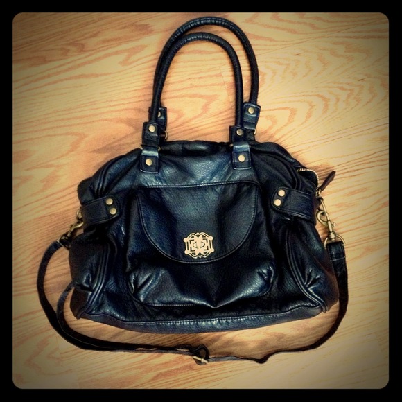 Urban Outfitters Handbags - Reserved for @arleehbabes!! Black Leather Satchel