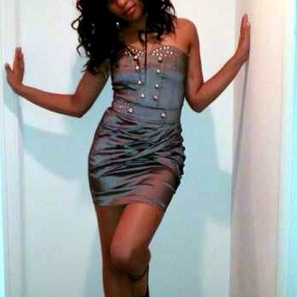 Pewter tube dress - Picture 1 of 1