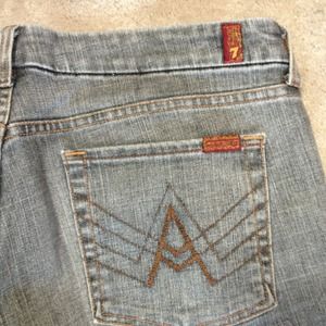 SOLD 7fam grey jeans
