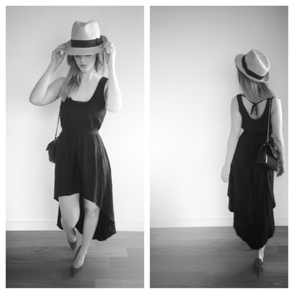 🚩Sold in bundle🚩Black high low dress
