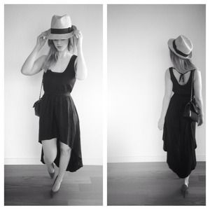 🚩Sold in bundle🚩Black high low dress