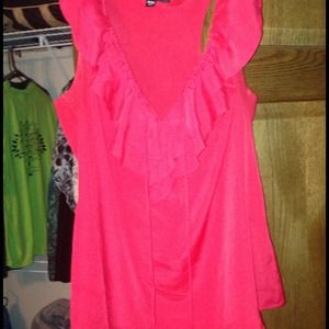 Hot pink tank top