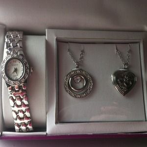 REDUCED!!!!Watch and necklaces