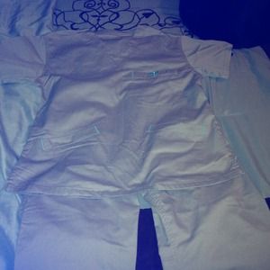 Med Couture Grey Scrub Set