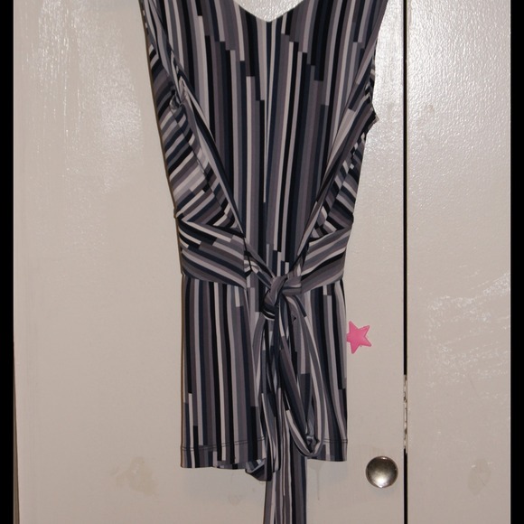 BCBG MAXAZRIA Multi-colored striped Blouse - Picture 3 of 3