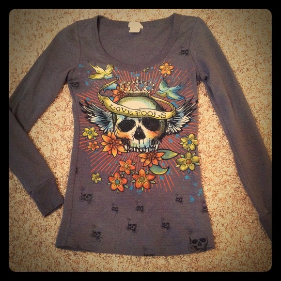 BUNDLE for trics Gray ribbed long sleeve skeleton