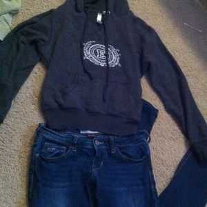 sweatshirt and jeans