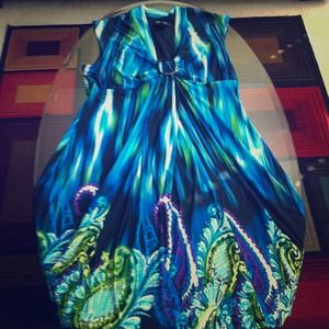 Beautiful Spring Sleeveless A-Line Dress