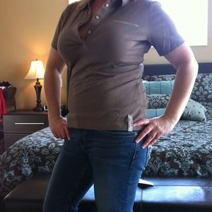 🌷 Porsche design crysitlized polo shirt