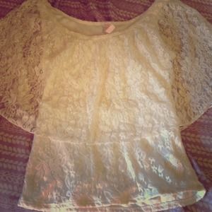 White lace blouse