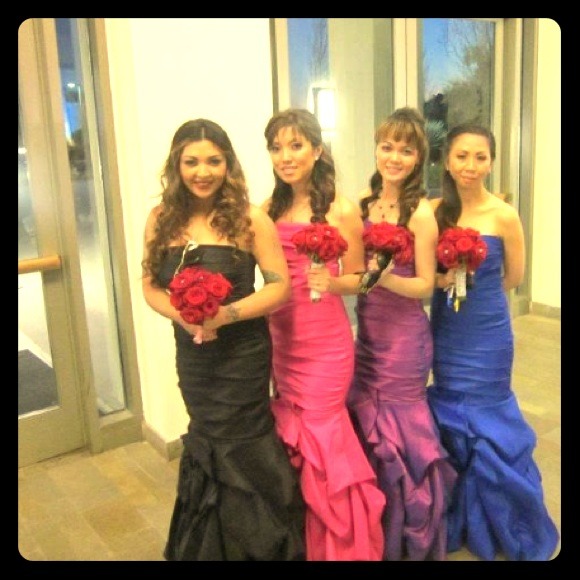 Black evening dress