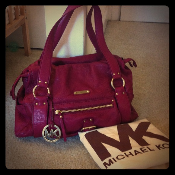 Michael Kors Pink Leather Handbag