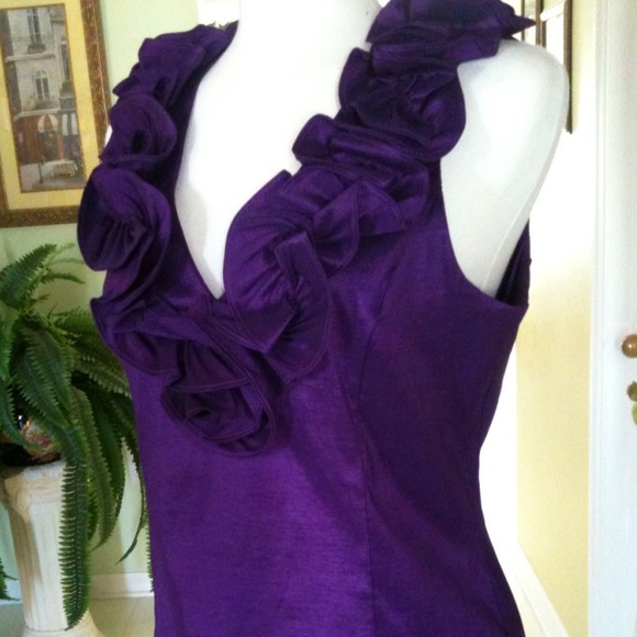S.L. Fashions!!! Purple Short Dress