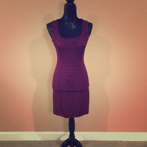 ❗Reduced❗Burgundy Guess by Marciano Dress