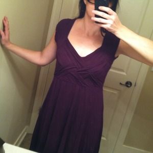 Deletta purple Grecian dress - size S