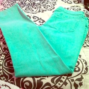 Mint skinny jeans