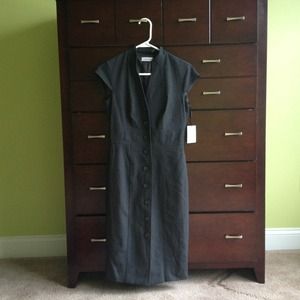 Calvin Klein button up dress