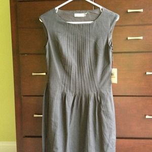 Calvin Klein pleated front dress