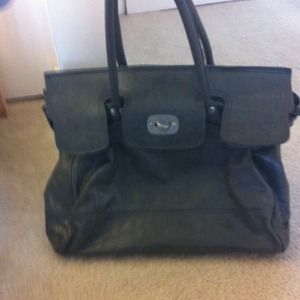 Grey Liebeskind 'Mia - Large' Soft Leather Satchel