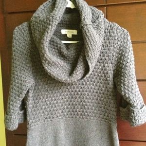Gray Merona cowl neck sweater dress
