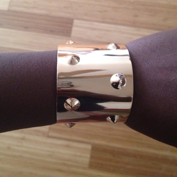 Gold Spike Cuff