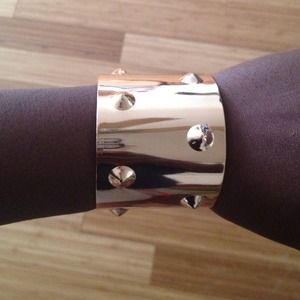 Gold Spike Cuff