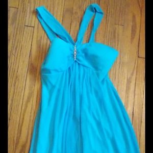 Gorgeous aqua dress-SOLD!!