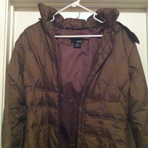 a.n.a puffy champagne jacket