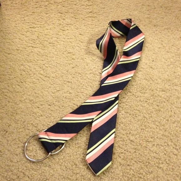 JCrew silk tie belt