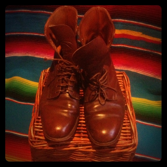 AMAZING boho vintage Marlborough leather boots!
