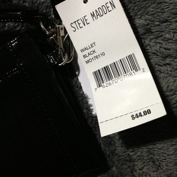 steve madden black wallet/clutch/cross body - Picture 3 of 4