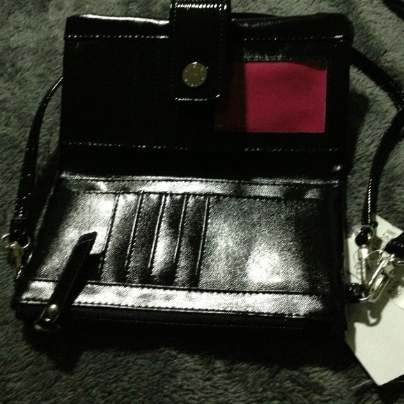 steve madden black wallet/clutch/cross body - Picture 4 of 4